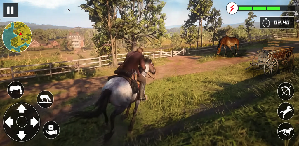 Download do APK de simulador de equitação de cavalo selvagem jogos