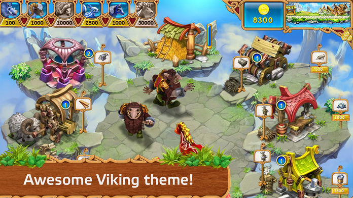 Farm Frenzy: Viking Heroes ภาพหน้าจอเกม