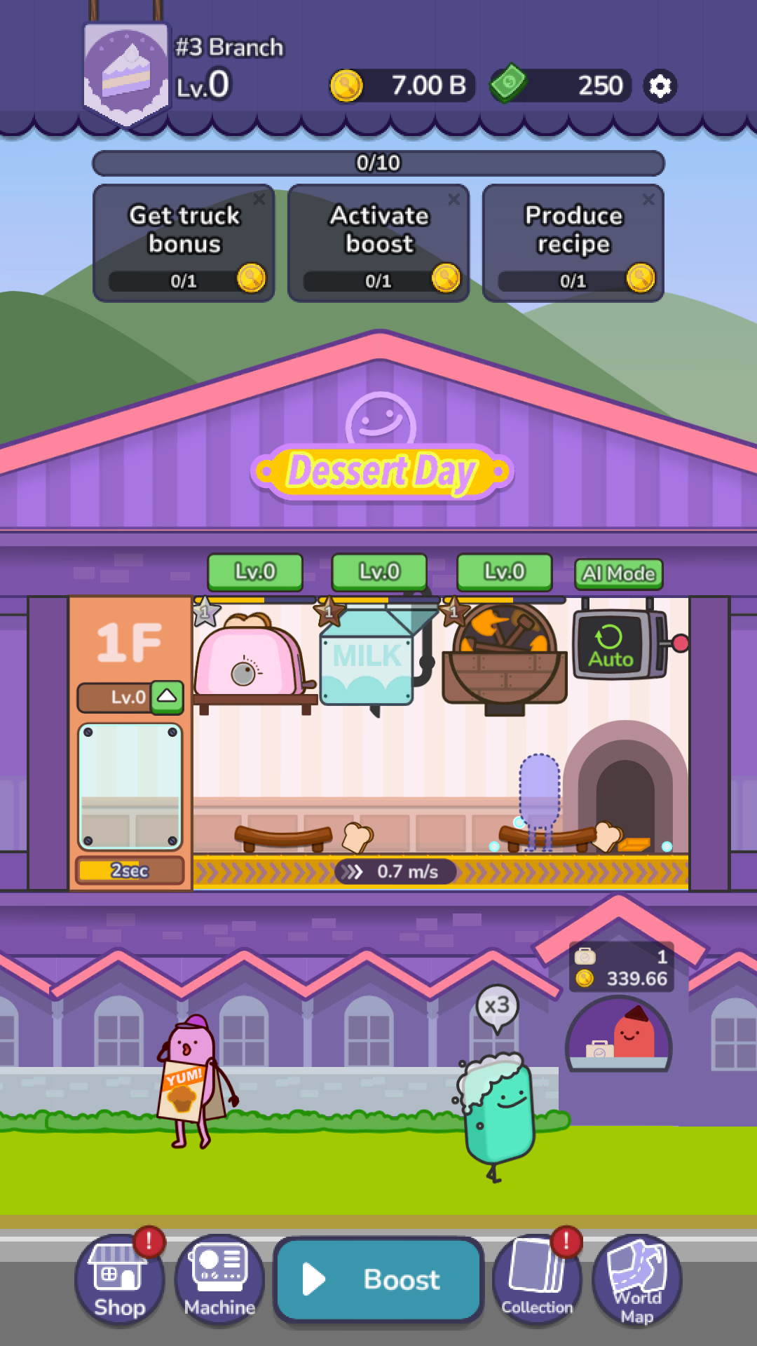 Idle Dessert Tycoon Game Screenshot