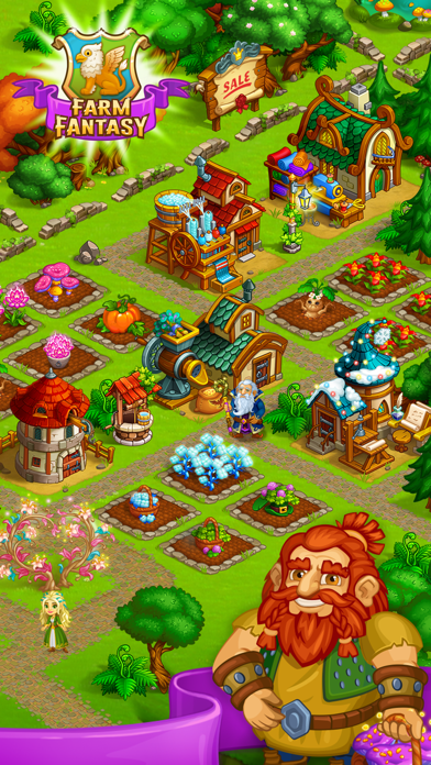 Скриншот игры Farm Fantasy: Happy Magic Day