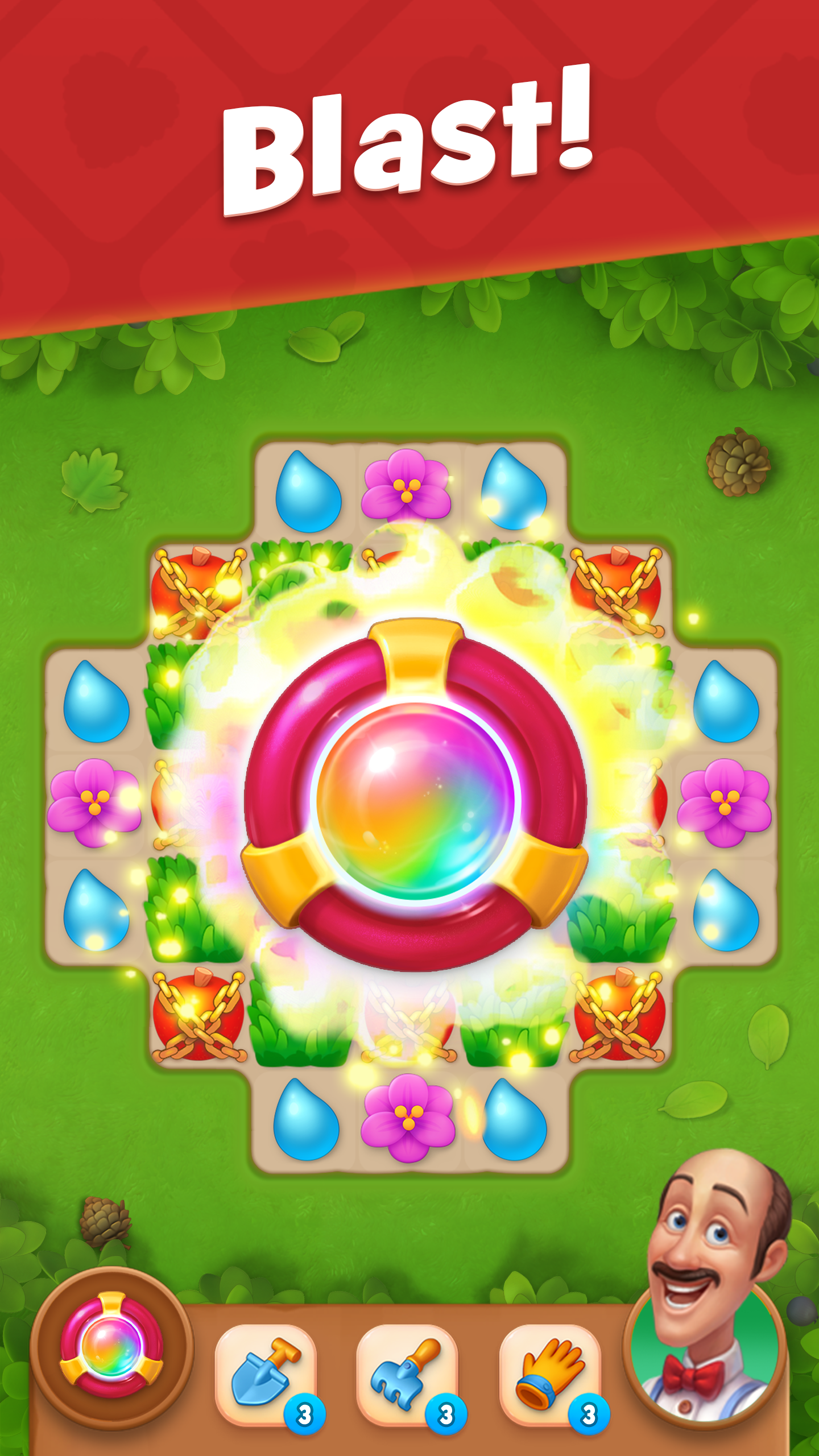 Gardenscapes Game Screenshot