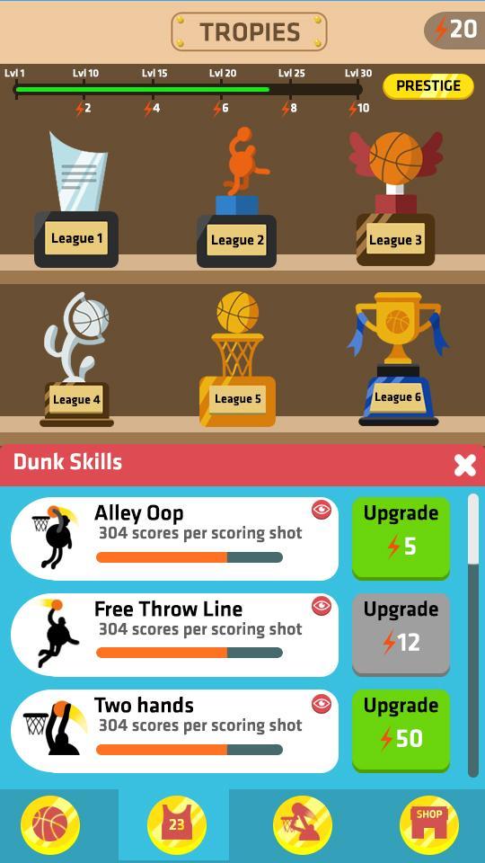 Idle Dunk Masters Game Screenshot