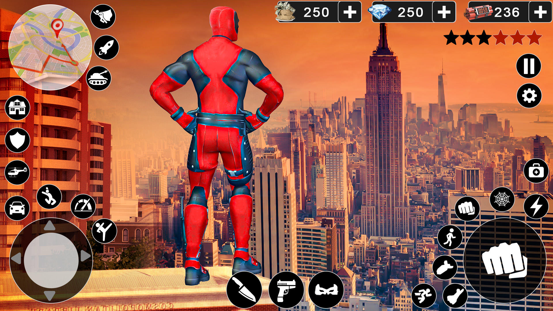 Screenshot of Spider Rope Hero Man Game