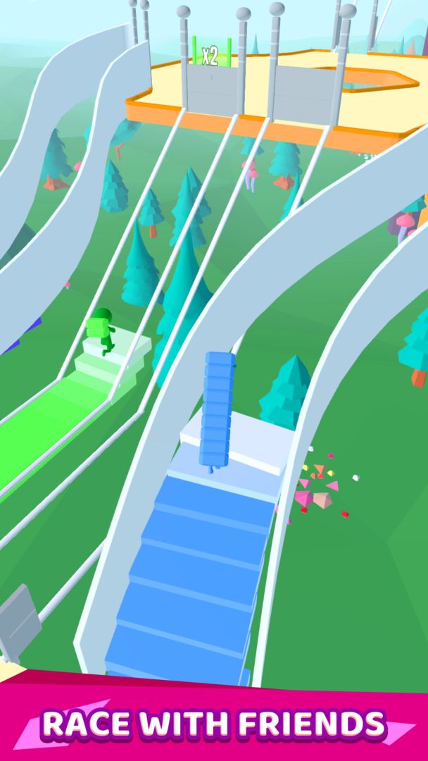 Screenshot of Bridge Run IO
