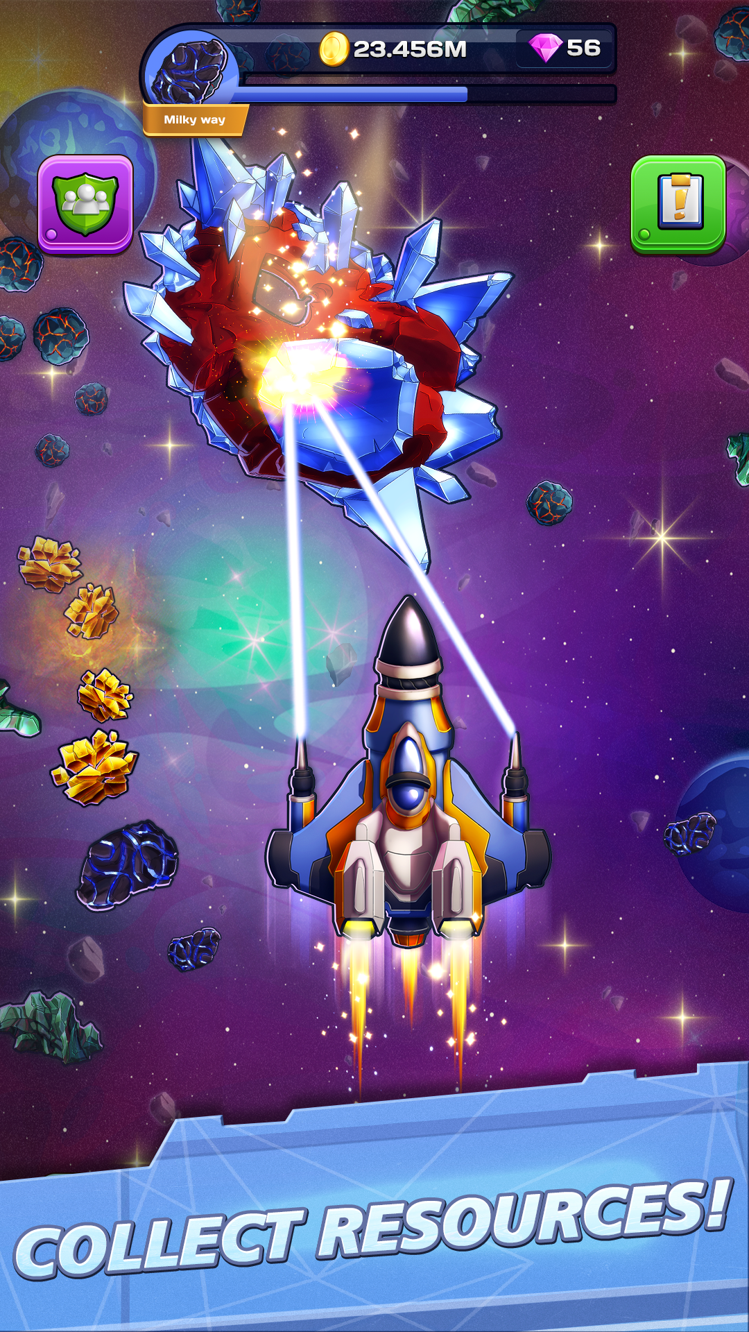 Pocket Rocket－Idle Space Craft screenshot game