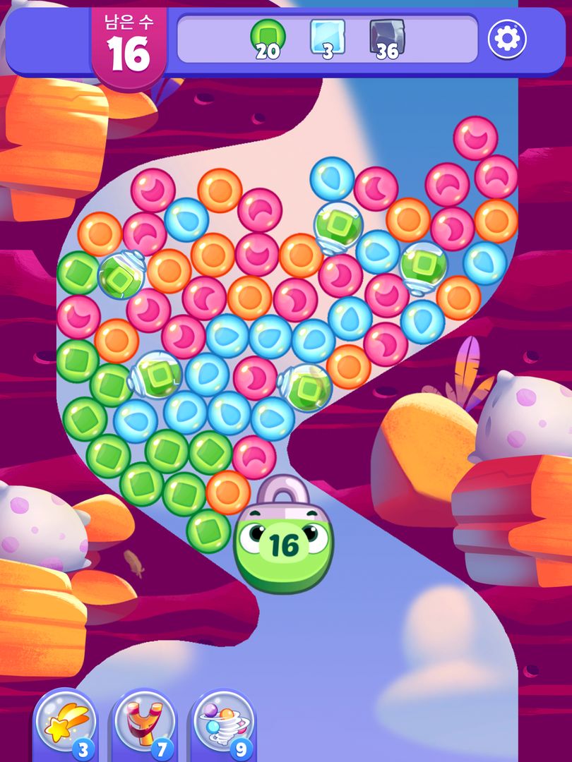 앵그리버드 드림 블라스트: 버블 퍼즐 팝핑 게임 게임 스크린 샷