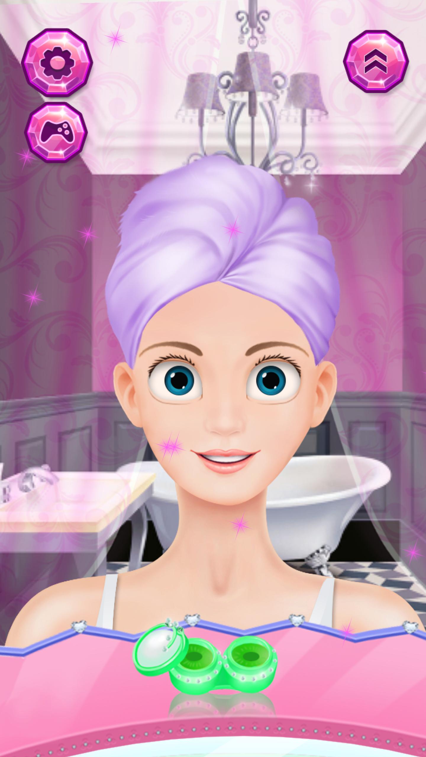 Braided Hair Salon Girl Game Game Screenshot