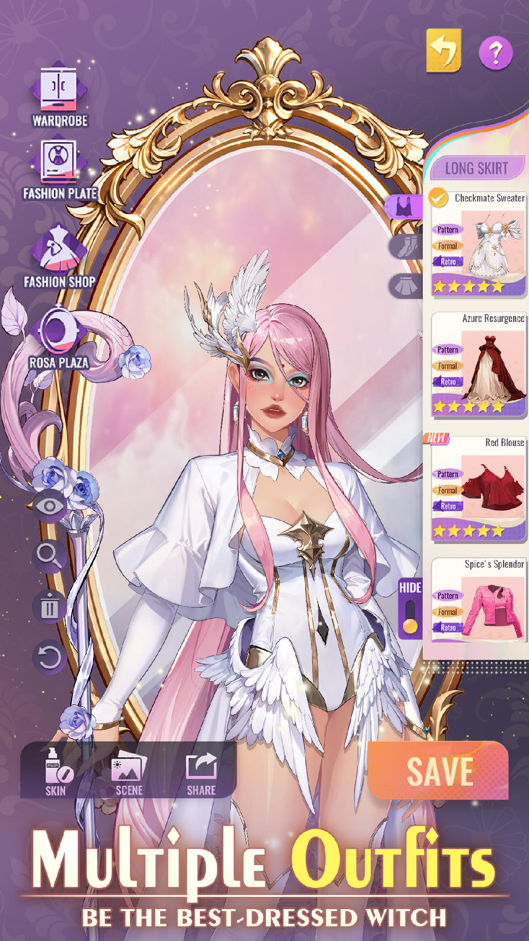 Witch's Tale: Story&Dress-up ภาพหน้าจอเกม