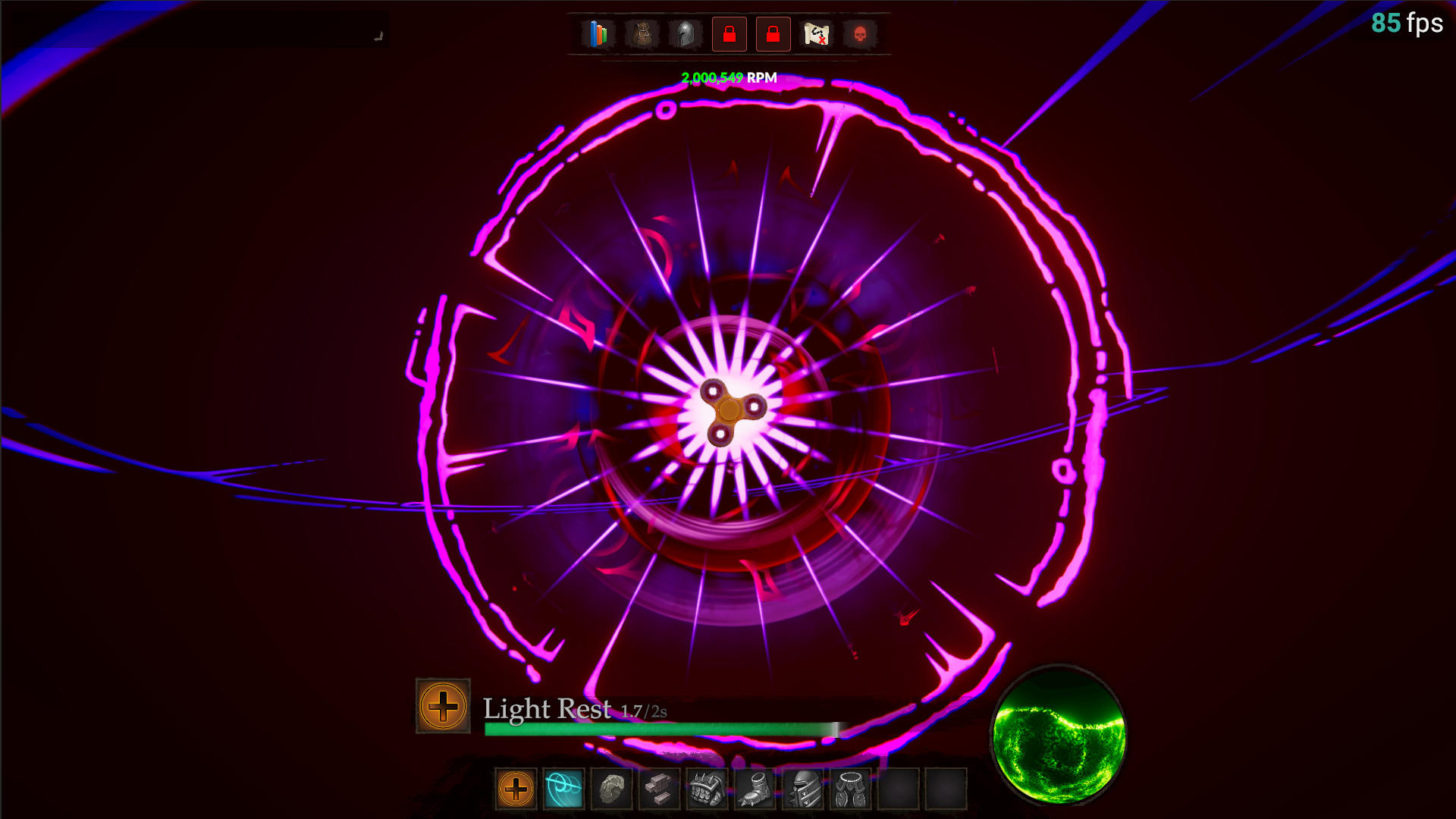 Screenshot of Fidget Spinner RPG