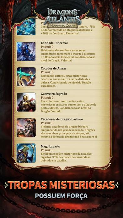 Captura de Tela do Jogo Dragons of Atlantis