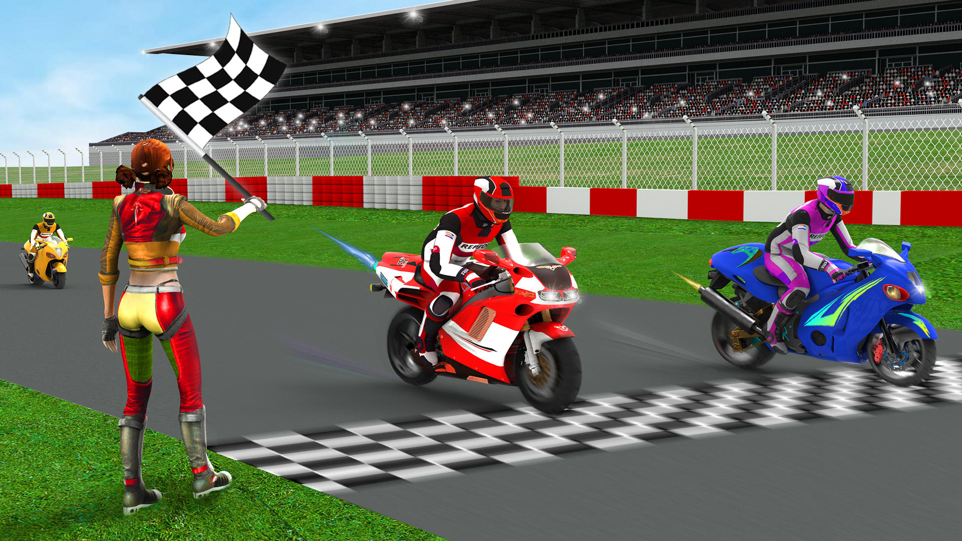 Bike Racing Games-Bike Race 3D ภาพหน้าจอเกม
