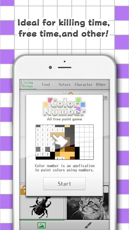 Color Number - all free paint game Game Screenshot