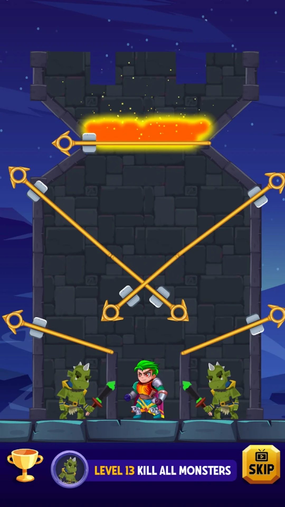 Hero Rescue : Pull The Pin 게임 스크린샷