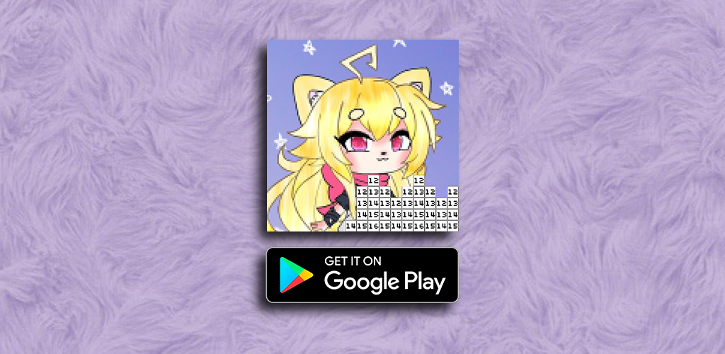 Banner of Gacha Pixel Art - Gacha Coloring by Number 2.0