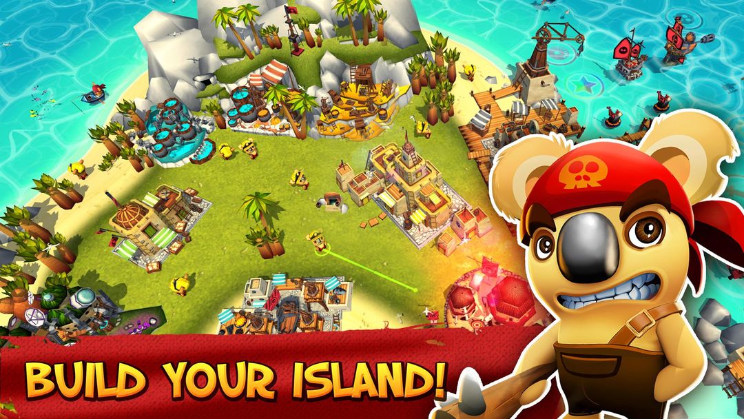 Tropical Wars - Pirate Battles screenshot game
