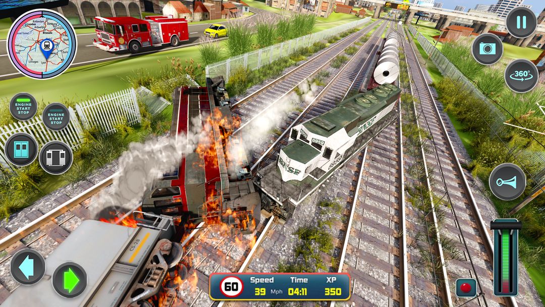 Screenshot of City Train Driver- Train Games