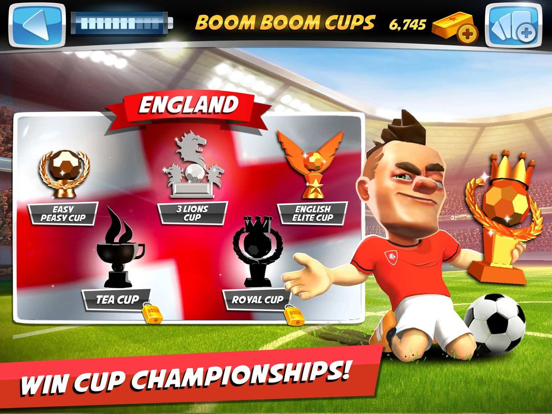 Boom Boom Soccer ภาพหน้าจอเกม