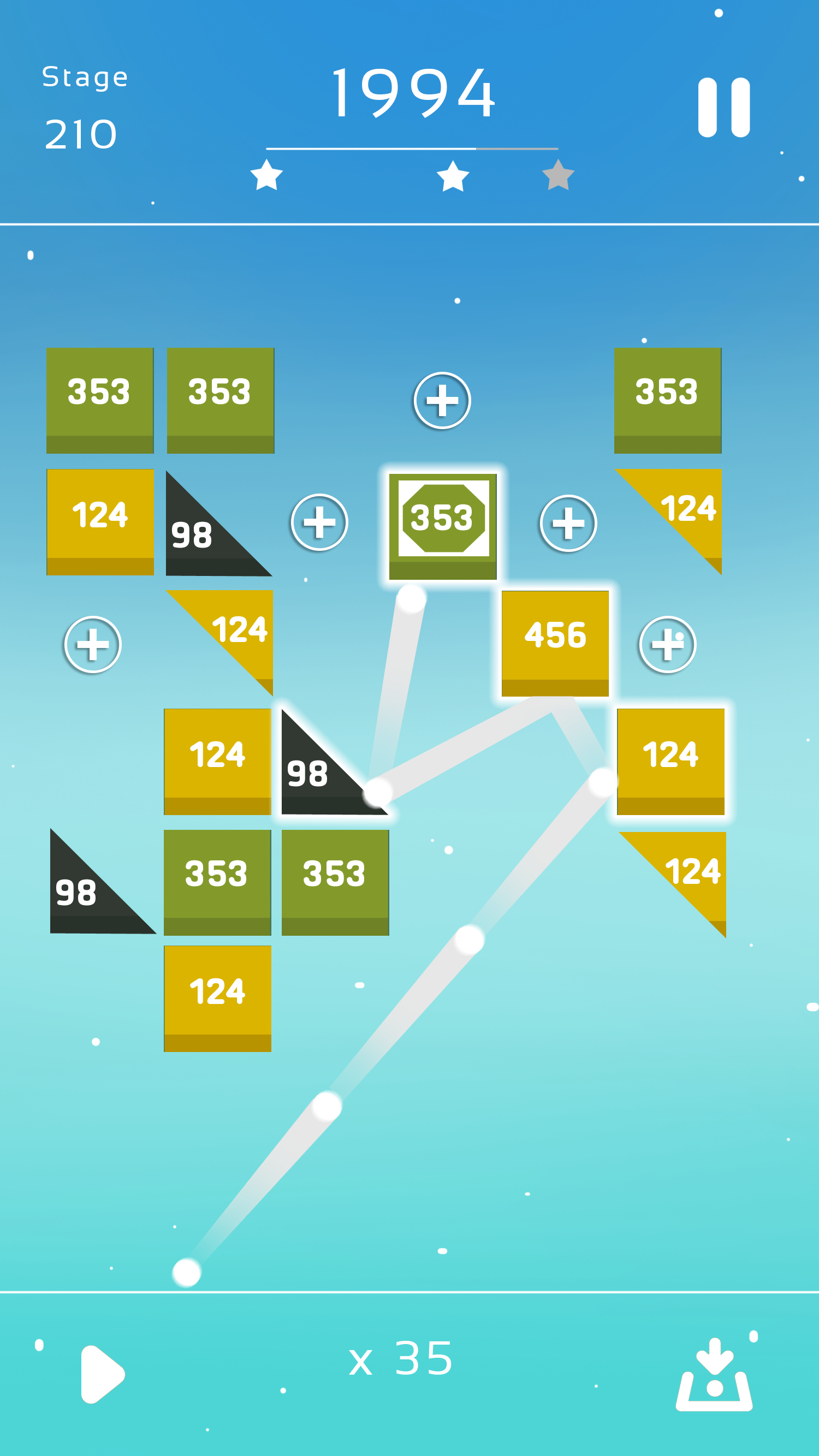 Cuplikan Layar Game Ball Bricks Breaker Quest: Puzzle Bounce 2018