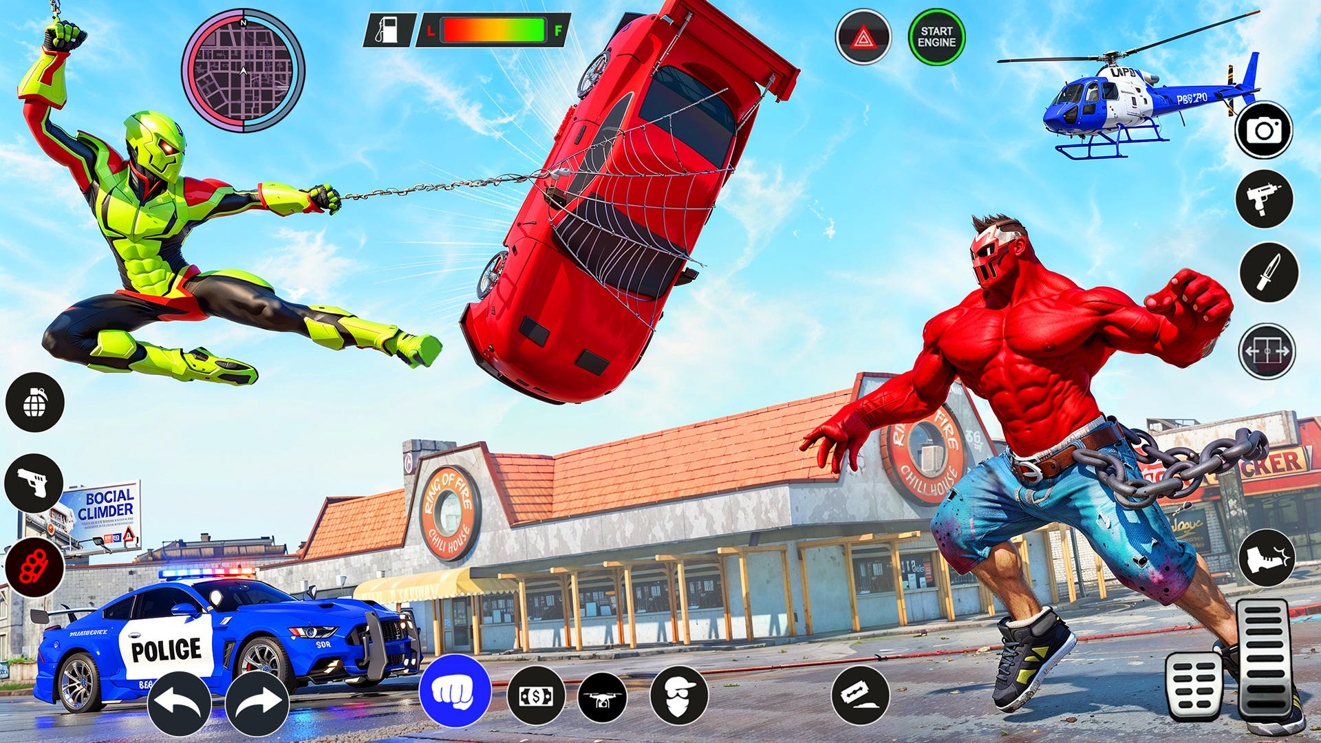 Superhero Game Crime War Clash Game Screenshot