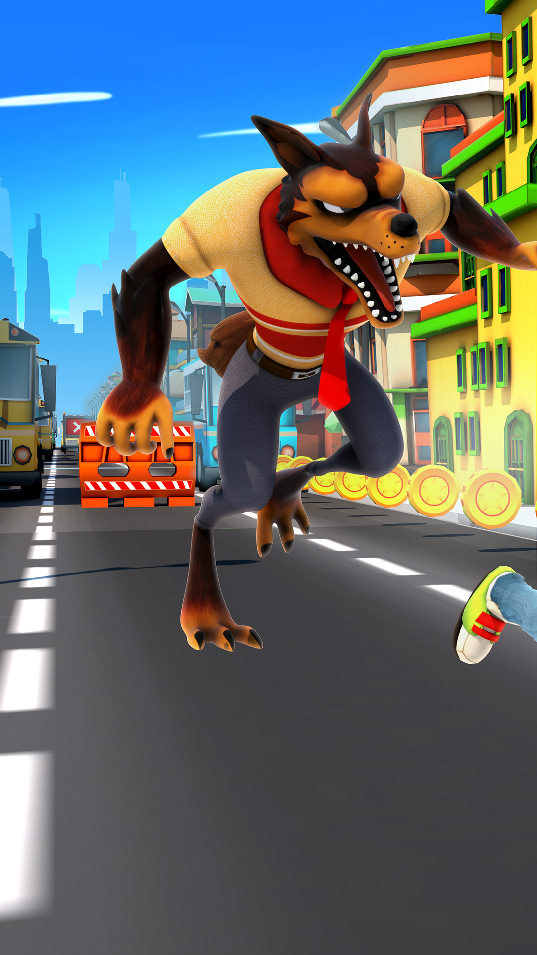 Big City Runner 3D Game Screenshot