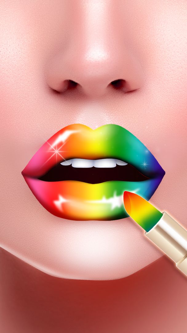 Lip Art DIY: Perfect Lipstick 게임 스크린 샷