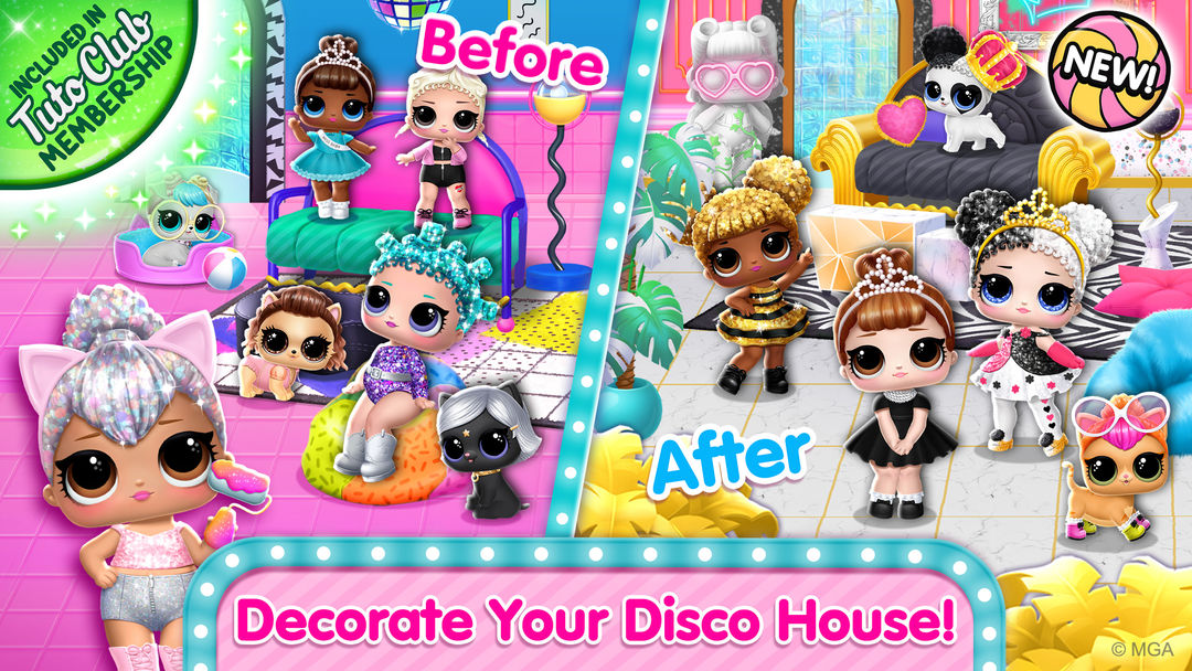 L.O.L. Surprise! Disco House screenshot game