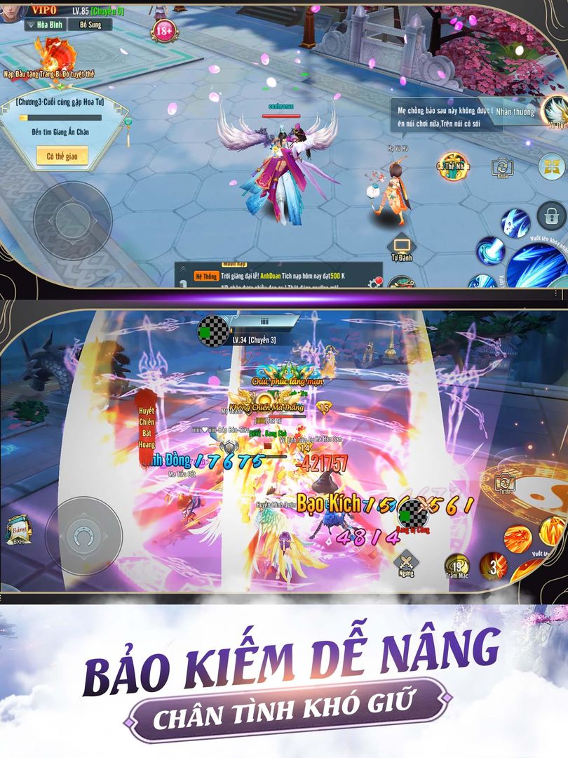 Ngự Kiếm VTC -  Đỉnh Cao PK screenshot game