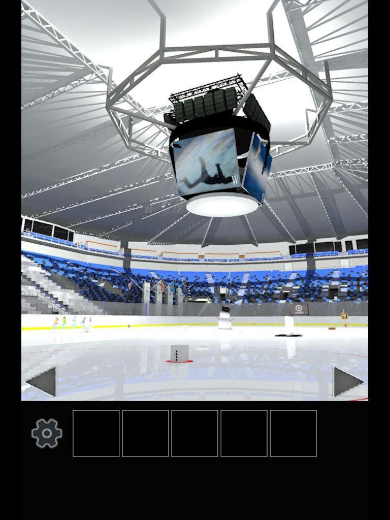 Escape from the skating hall. ภาพหน้าจอเกม