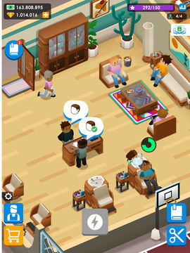 Idle Barber Shop Tycoon - Game Game Screenshot
