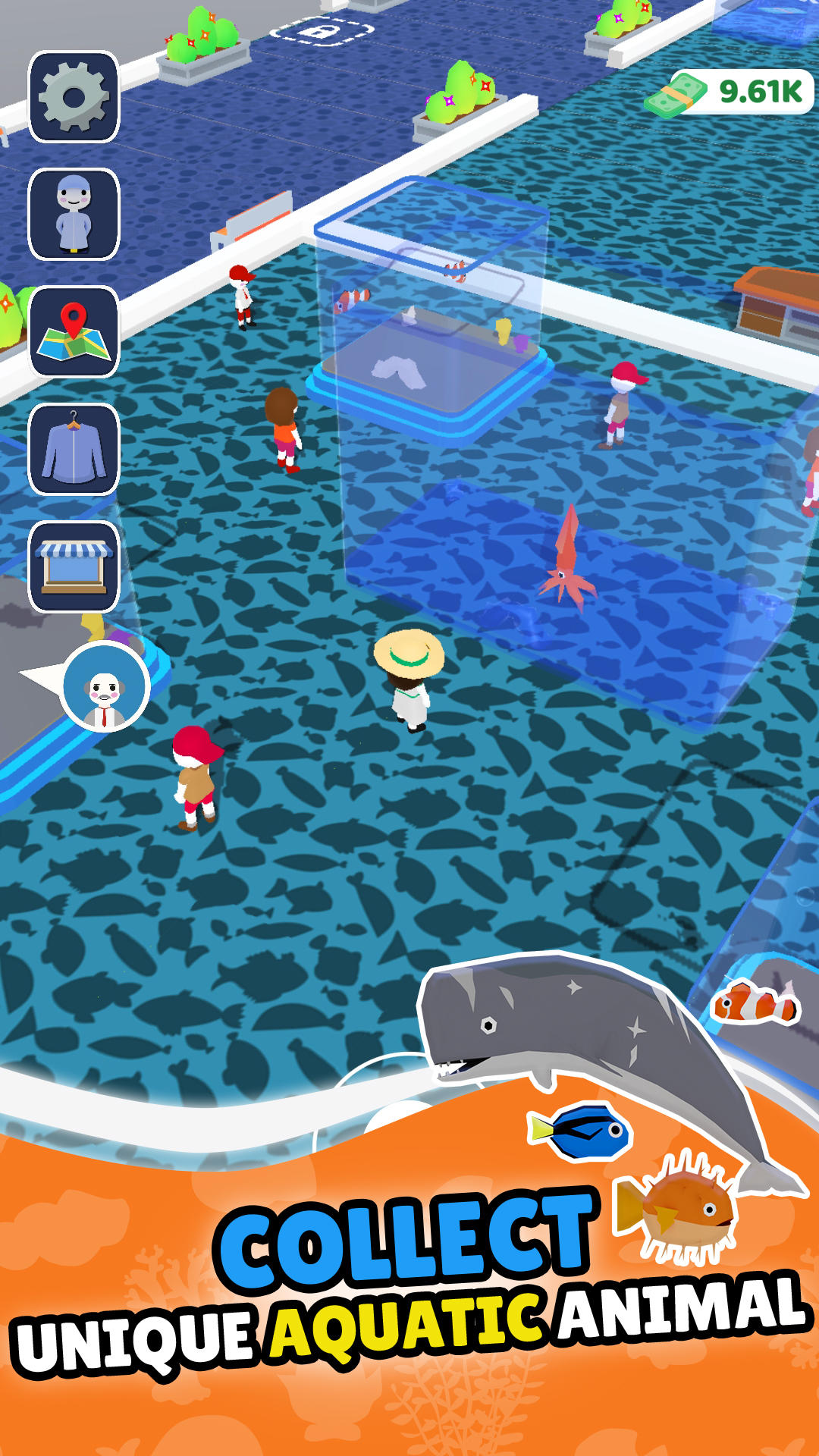 My Idle Aquarium - Sea Zoo ภาพหน้าจอเกม