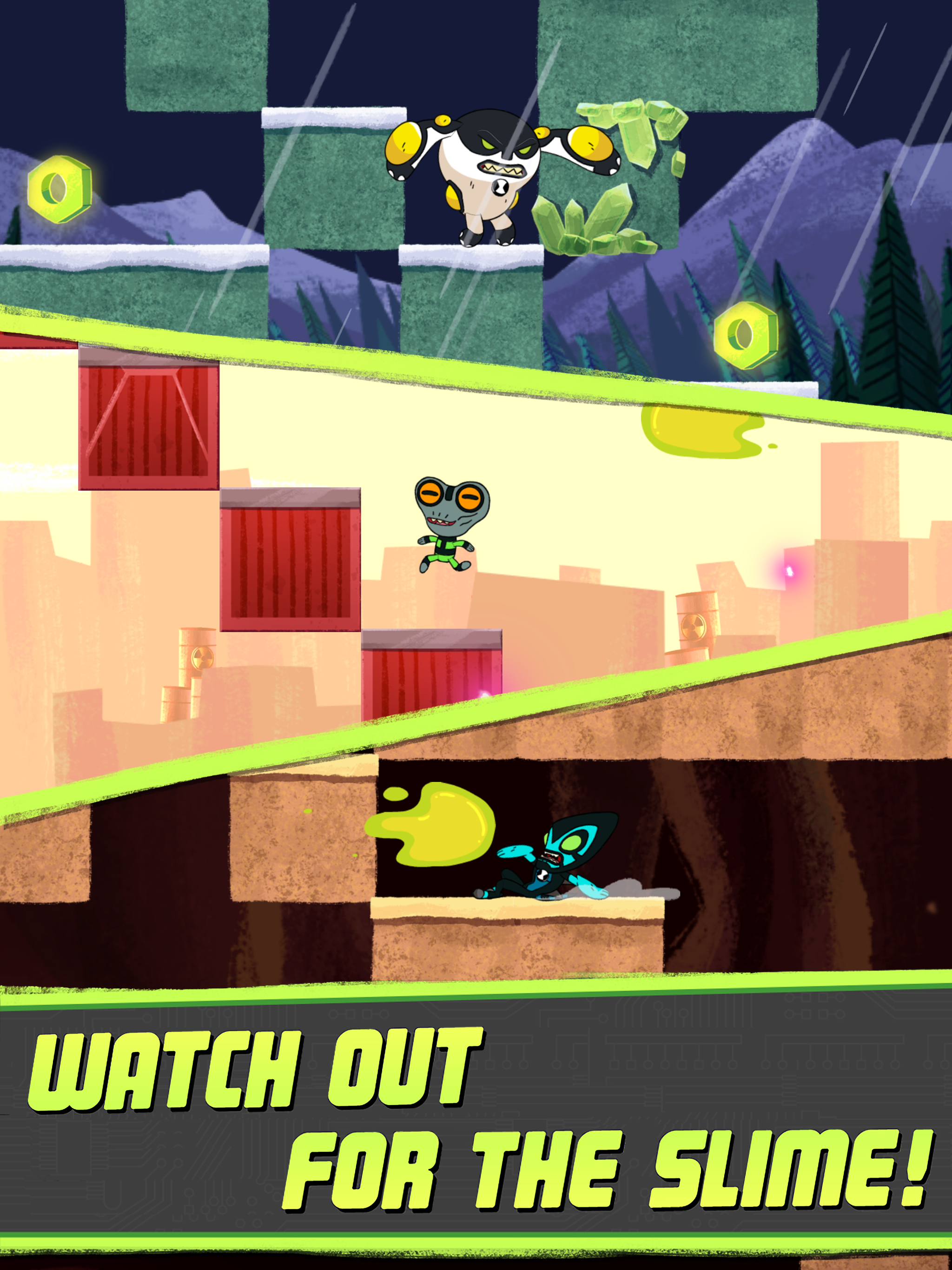 Ben 10 - Super Slime Ben Game Screenshot