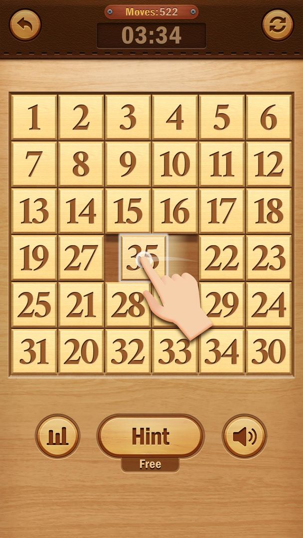 Number Puzzle - Sliding Puzzle screenshot game