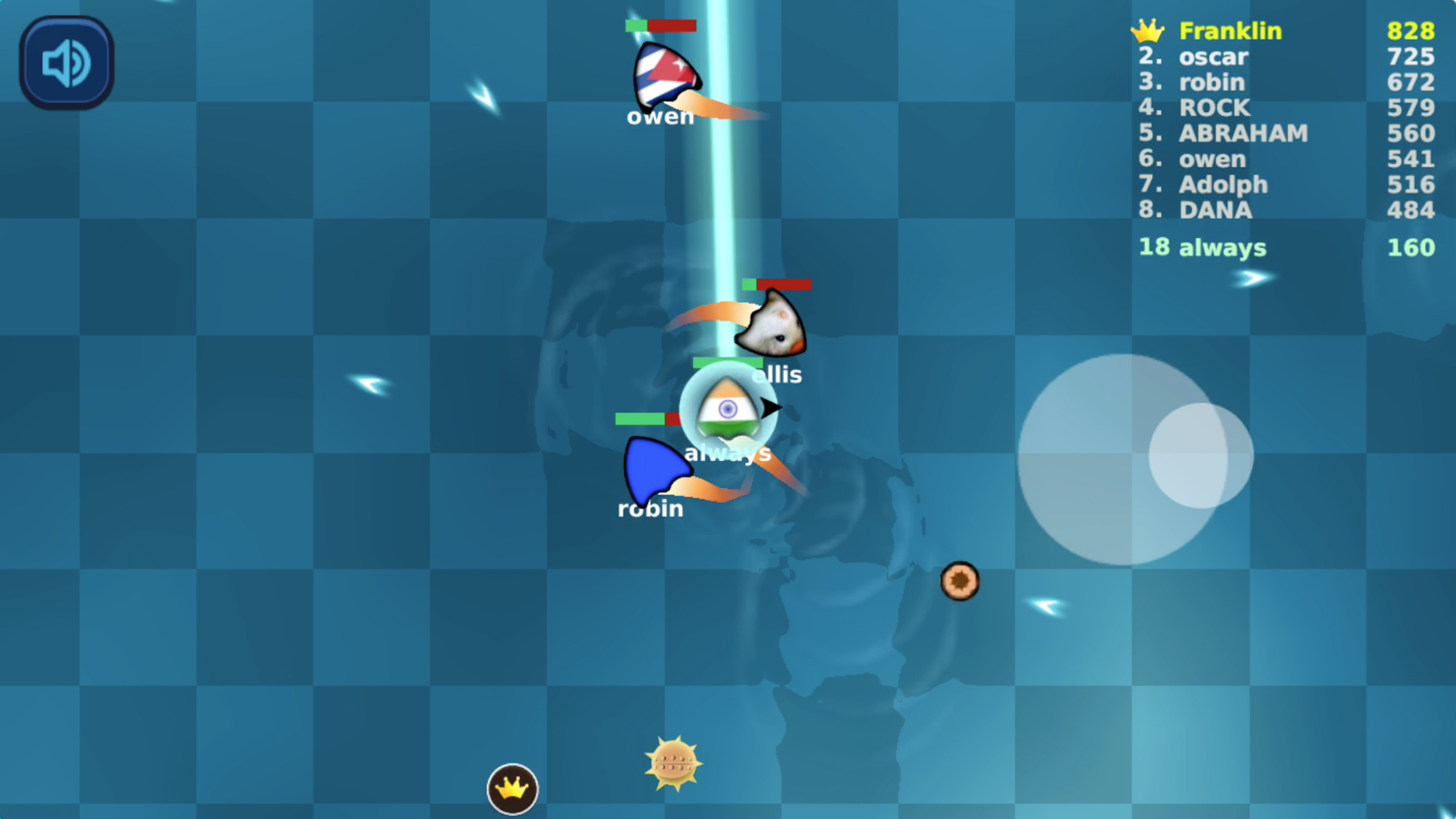 ship.io ภาพหน้าจอเกม