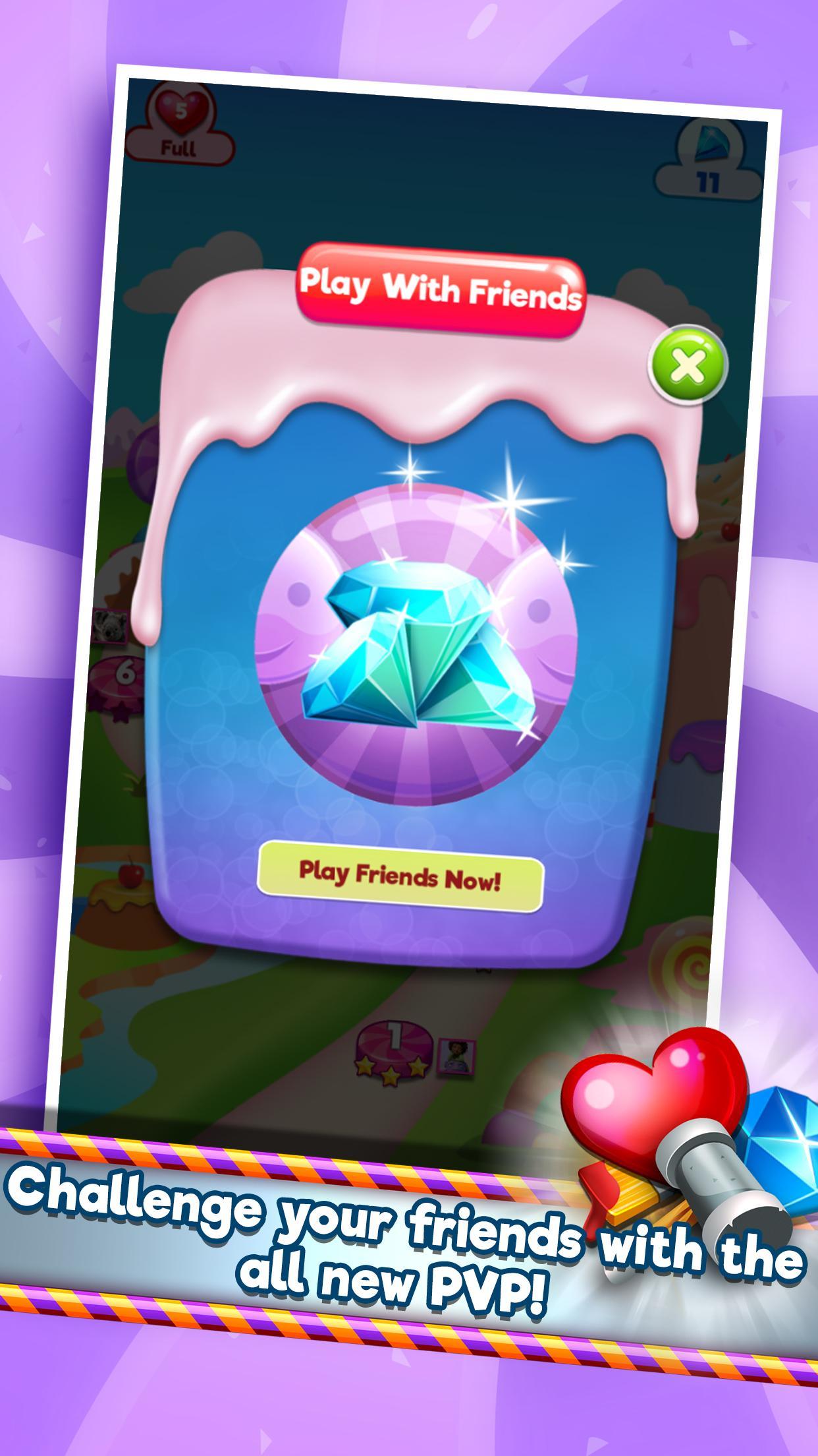 Goober Candy Craze! Match-3! Game Screenshot