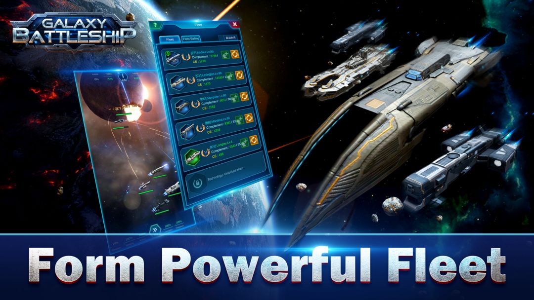 Galaxy Battleship screenshot game