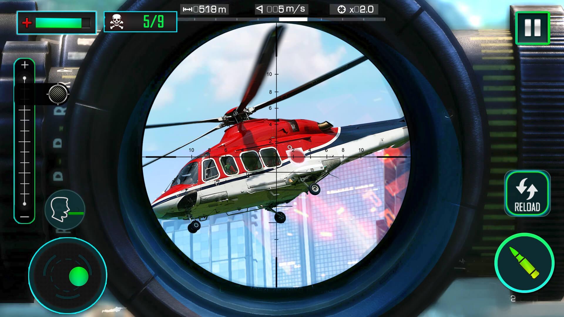 Screenshot 1 of Sniper FPS 3D Gun Shooter Jogo Grátis 