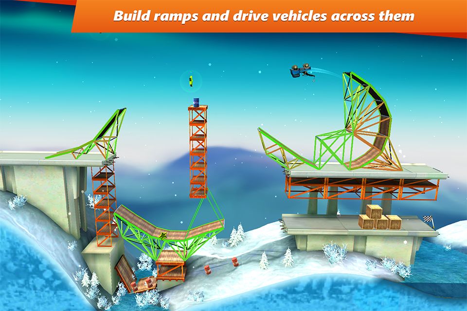 Screenshot of Bridge Constructor Stunts