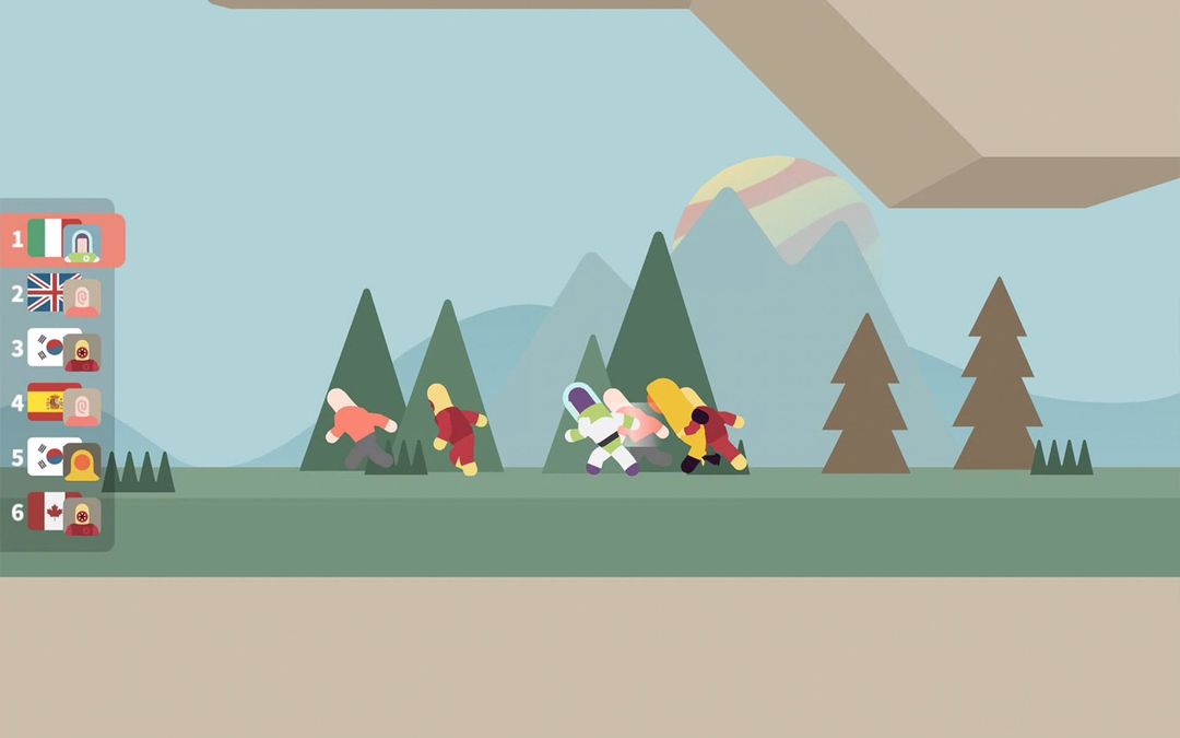 Screenshot of Cosmo Race