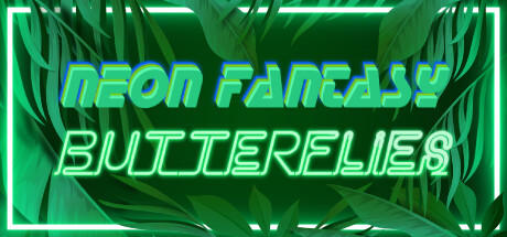 Banner of Neon Fantasy: Butterflies 