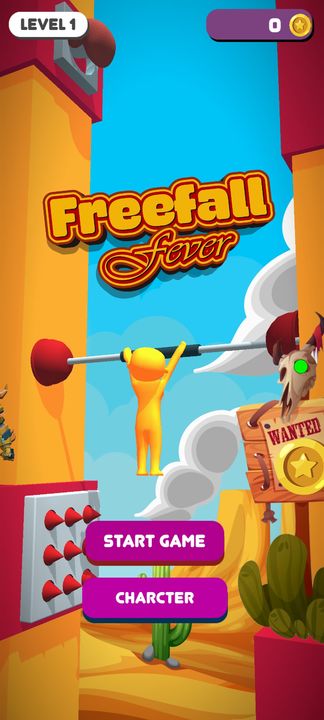Freefall Fever Game Screenshot