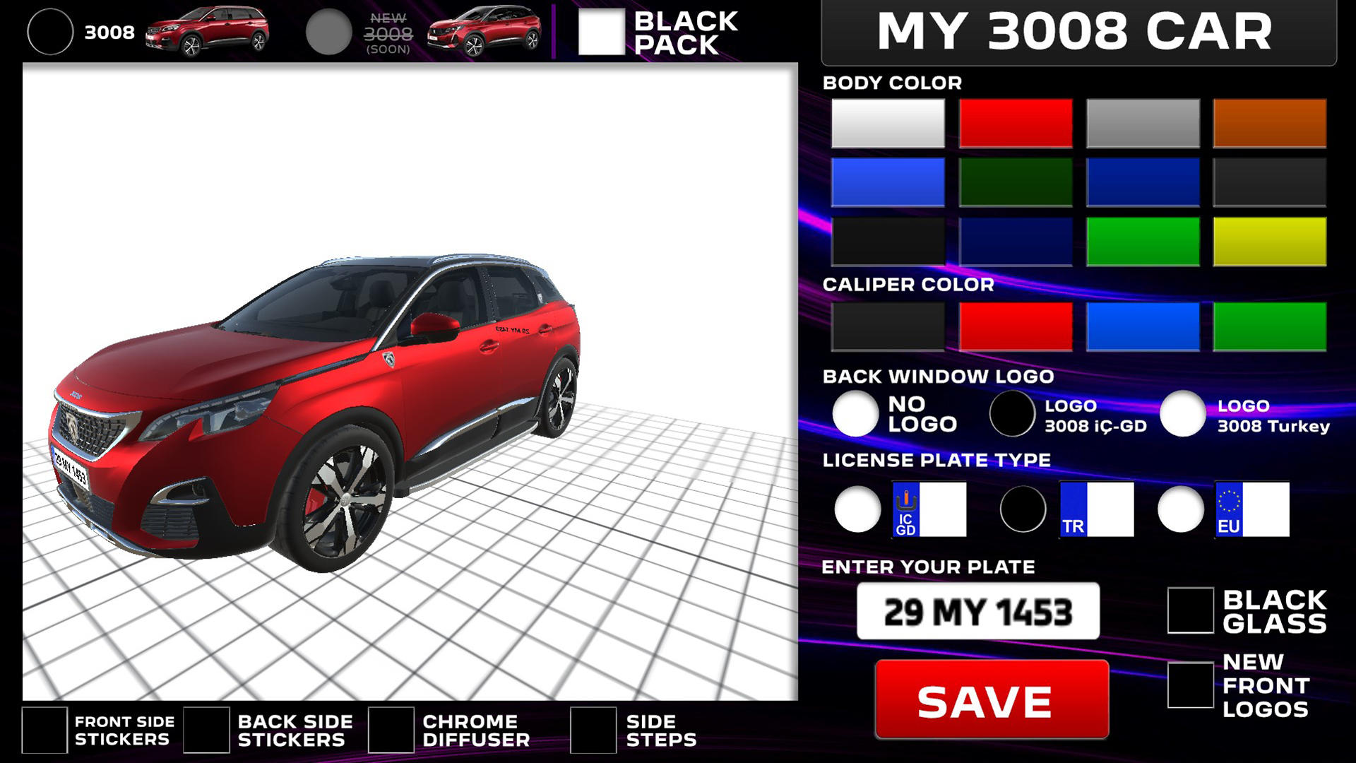 Legend 3008 PX Game Screenshot