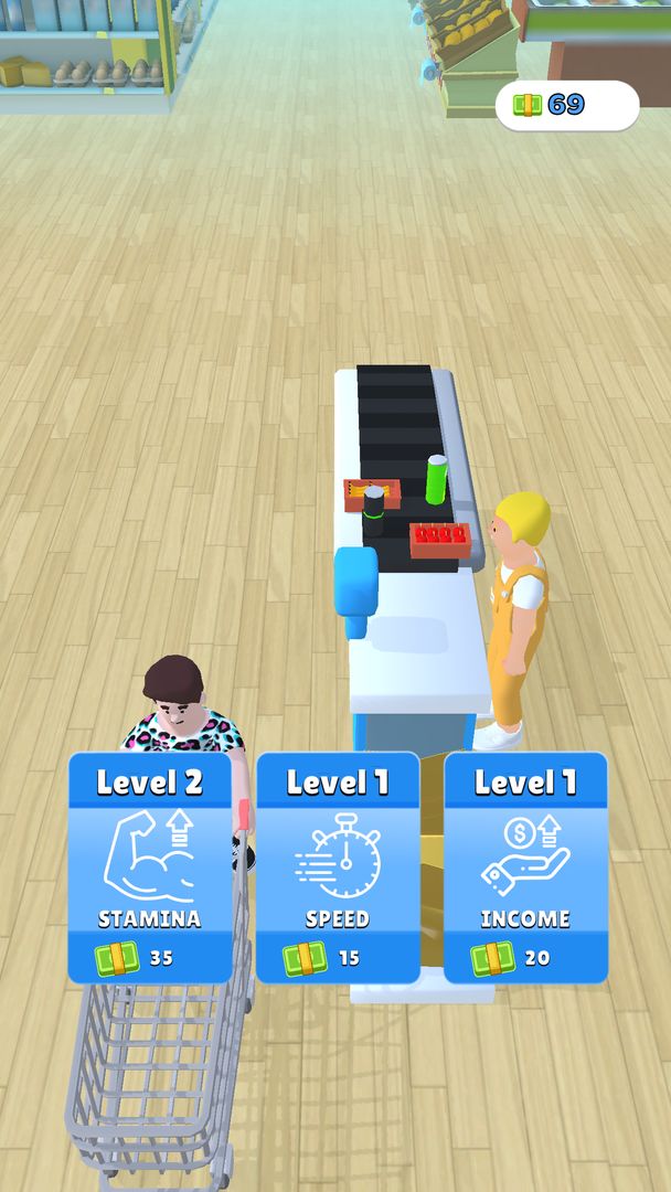 Strong Cashier screenshot game