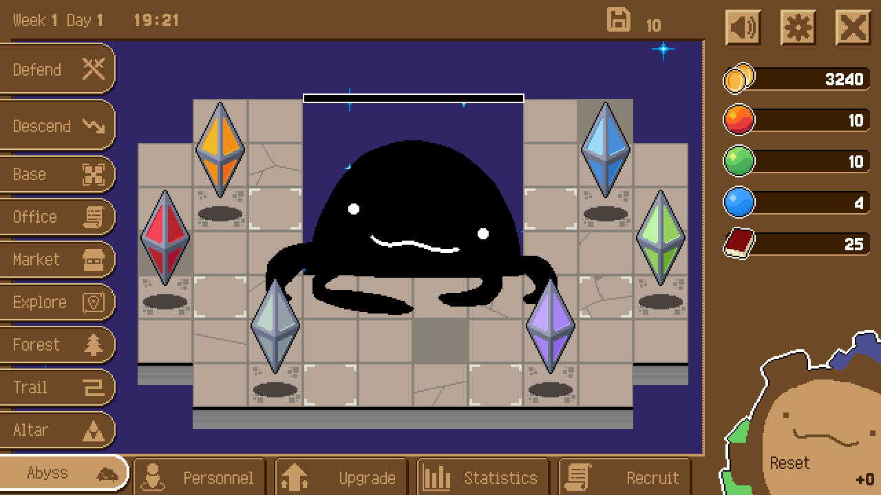 Screenshot of Abyss Manager Idle