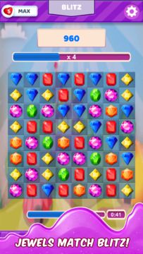Jewels Match Blitz Game Screenshot