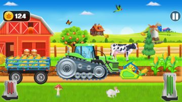 Farm Tractor Vehicles for Kids Game Screenshot