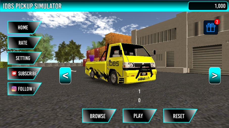 IDBS Pickup Simulator ภาพหน้าจอเกม
