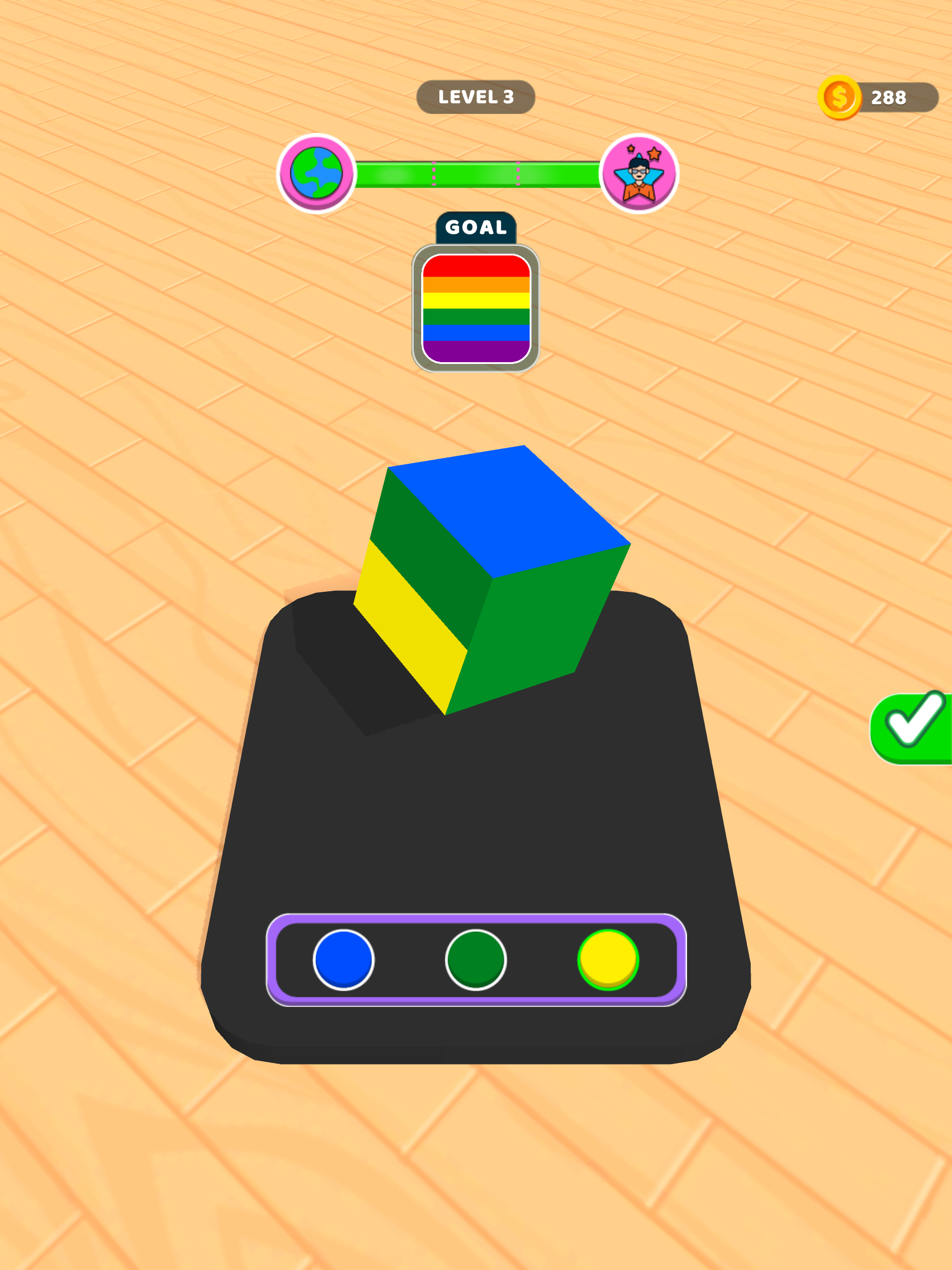 Cube Coloring ภาพหน้าจอเกม