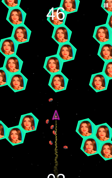 Lady Diana Space- Shooter game ภาพหน้าจอเกม