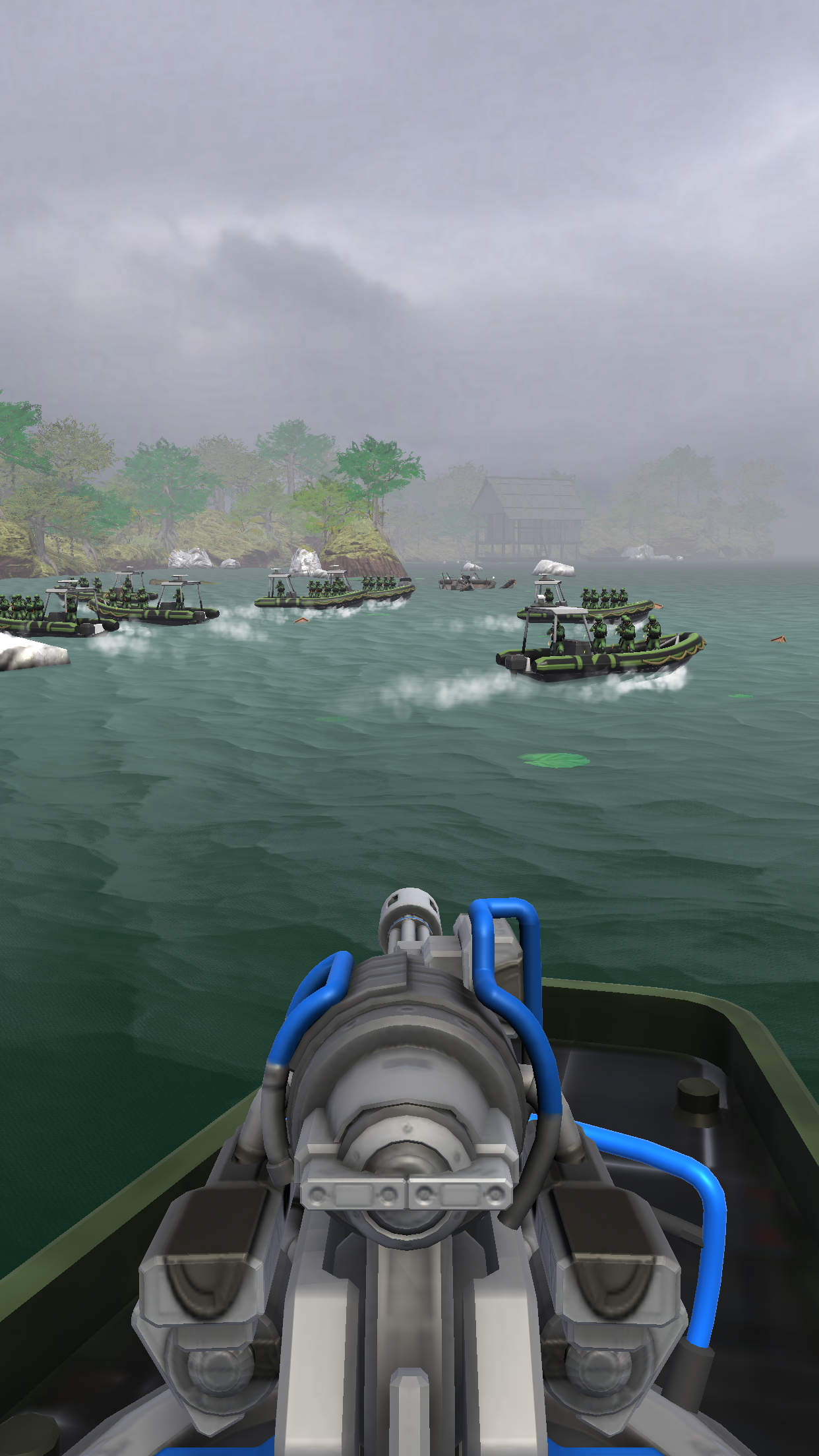 Captura de Tela do Jogo Warship Warfare