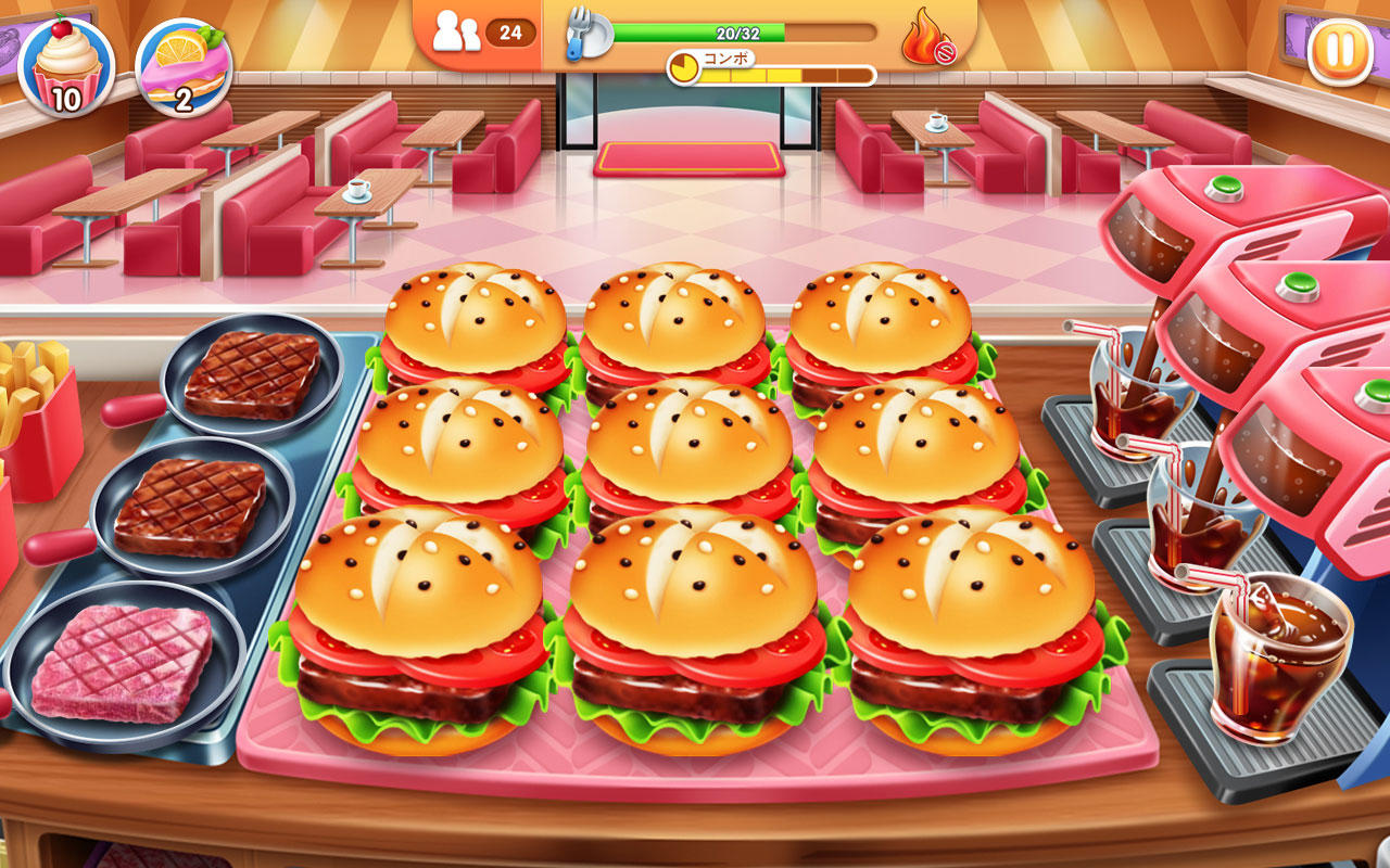 グルメストリート: 私の食堂物語シリーズ料理 ゲーム ゲームのスクリーンショット